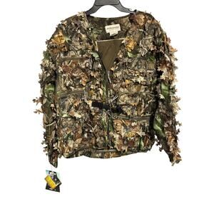 Whitewater Outdoors brand leafy camo hunting jacket, boy’s size 2XL, NWT